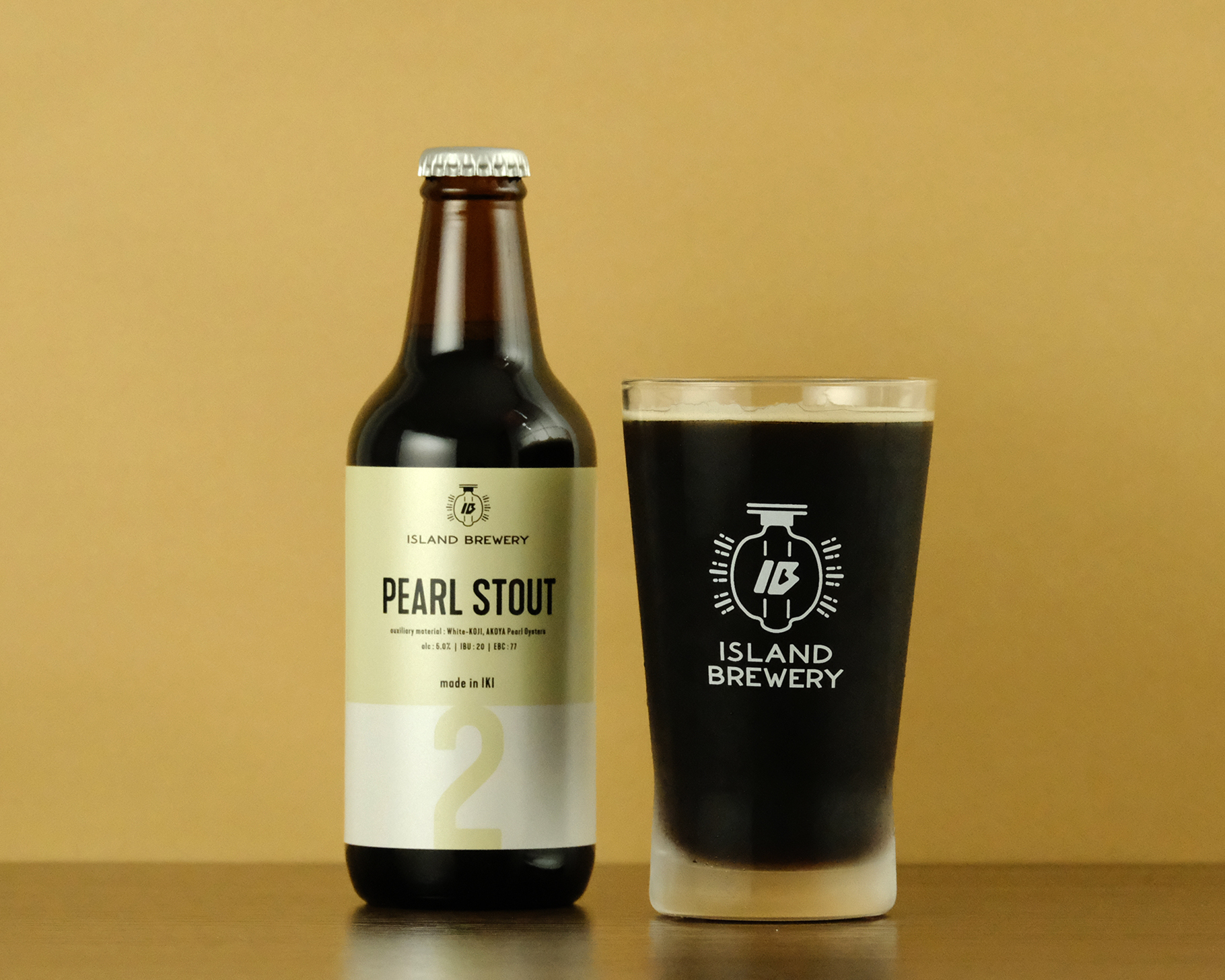 PEARL STOUT パールスタウト アコヤ貝使用の黒ビール