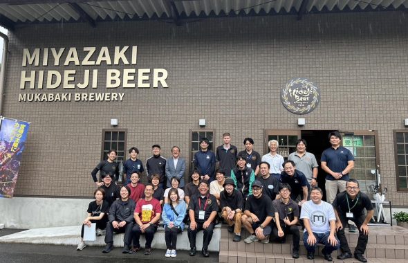 宮崎ひでじビールさんで九州クラフトビール協会の醸造研修会